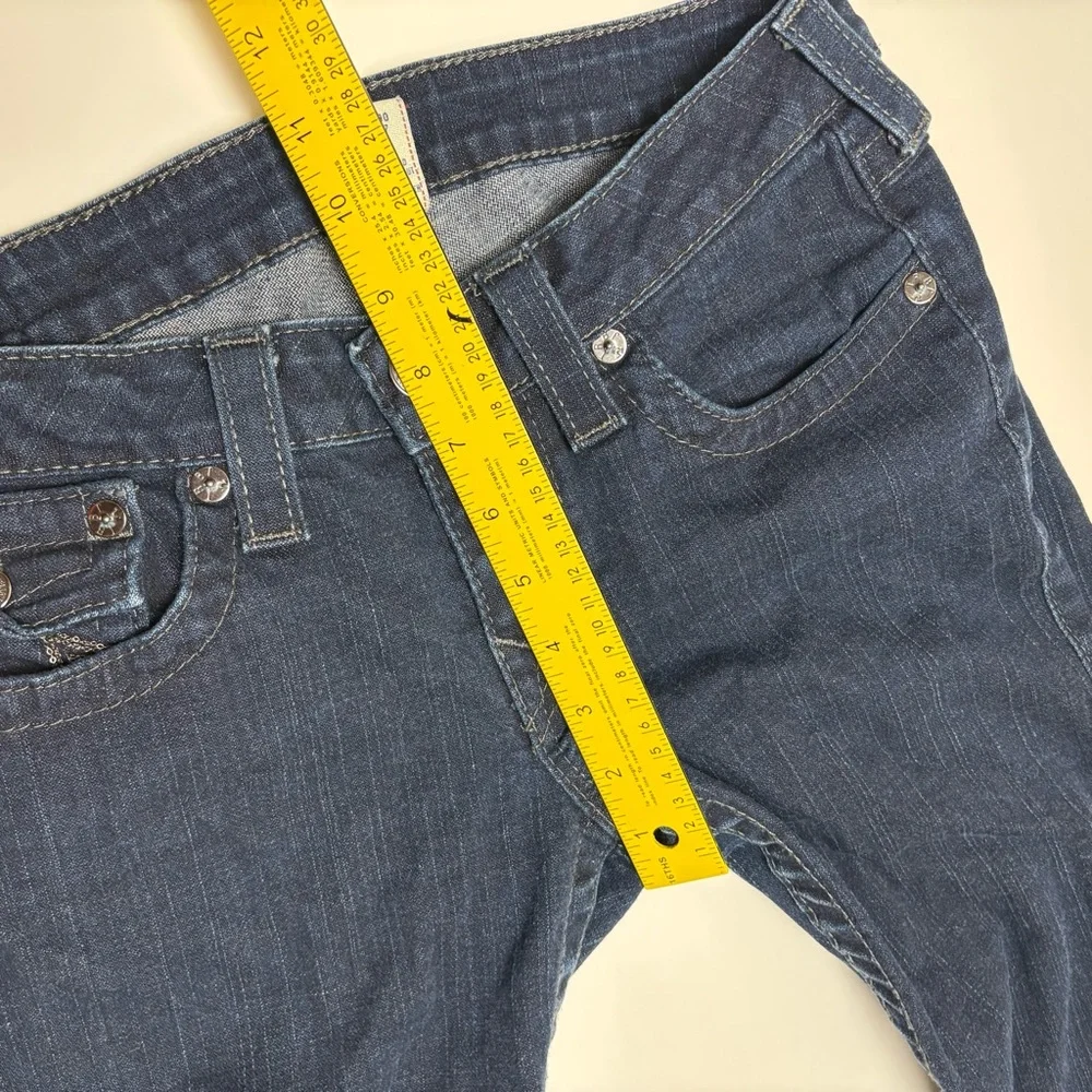 True Religion Straight Leg Jeans, Dark Wash, Size 30, Made in USA - Picture 12 of 13